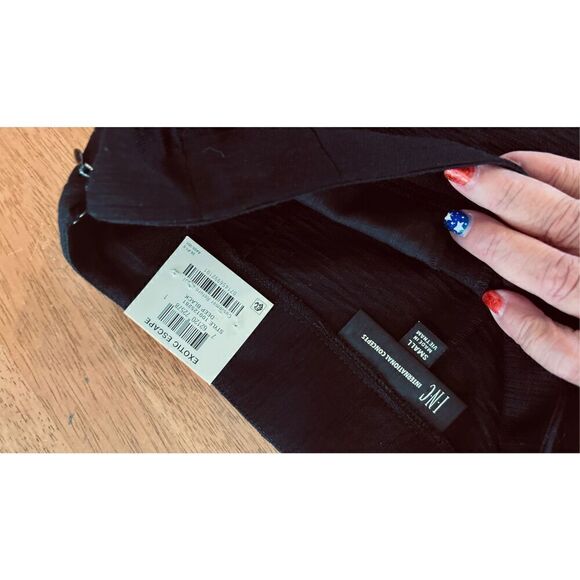 Inc International Concepts Exoctic Escape Black WIde Leg Pants SIZE S New - Picture 15 of 16